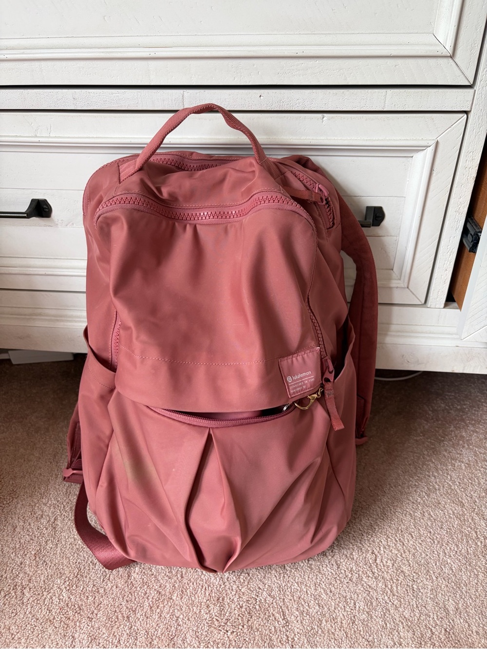 Lululemon back pack. Pink.